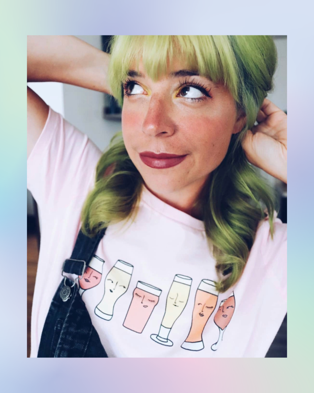 Sassy Beer Ladies Tee (Pink)