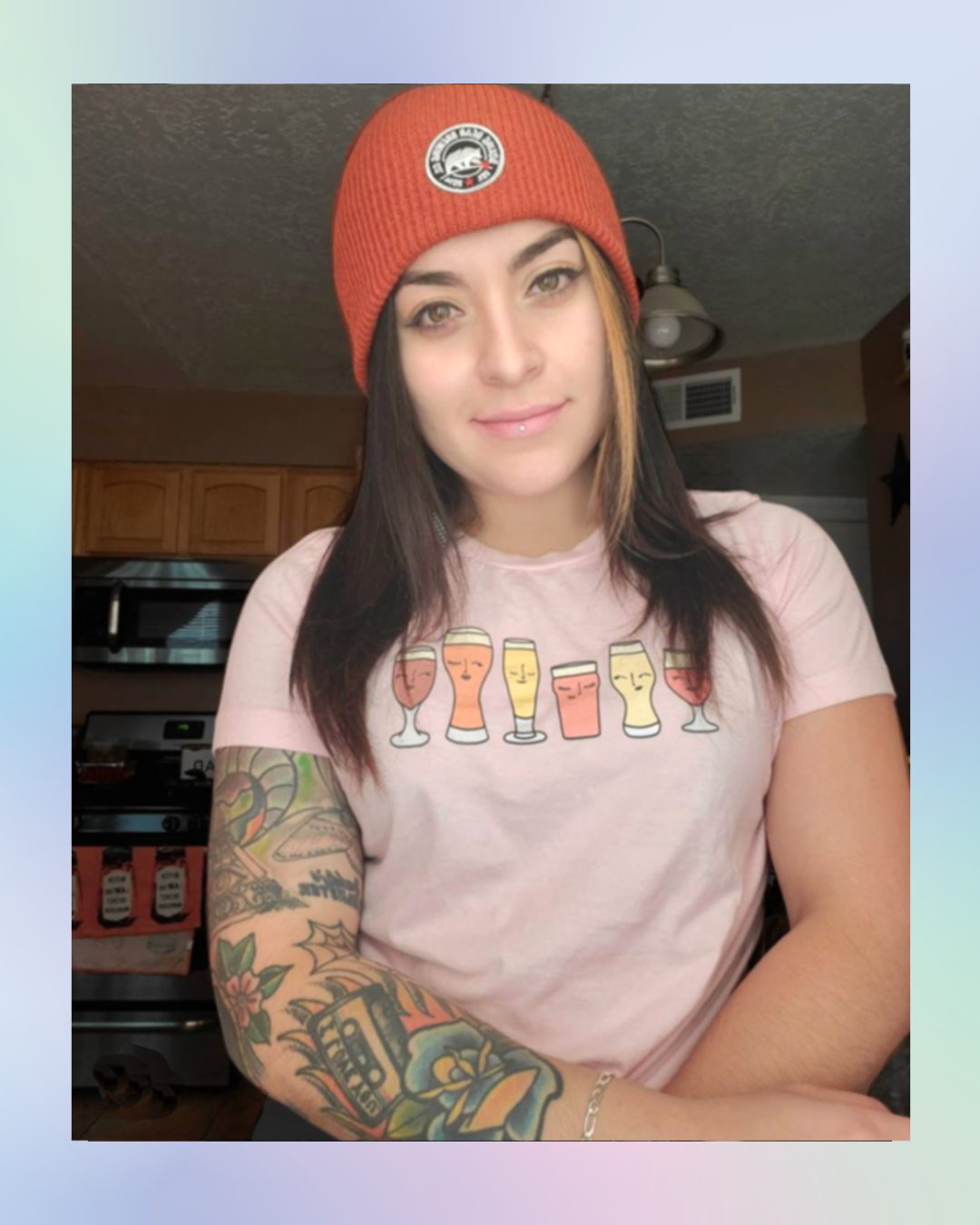 Sassy Beer Ladies Tee (Pink)