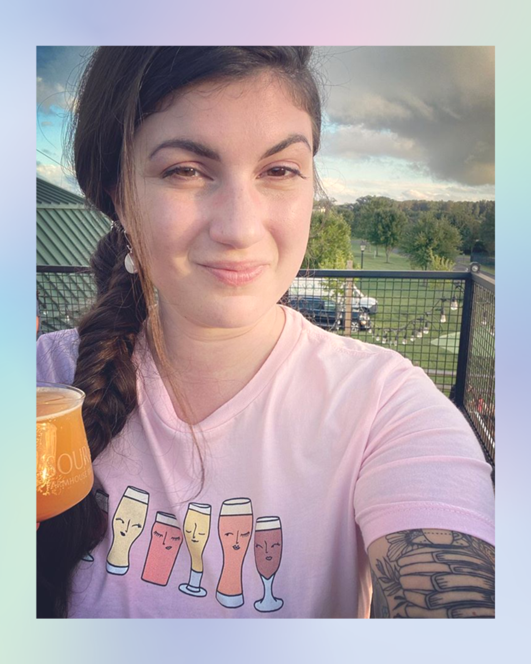 Sassy Beer Ladies Tee (Pink)