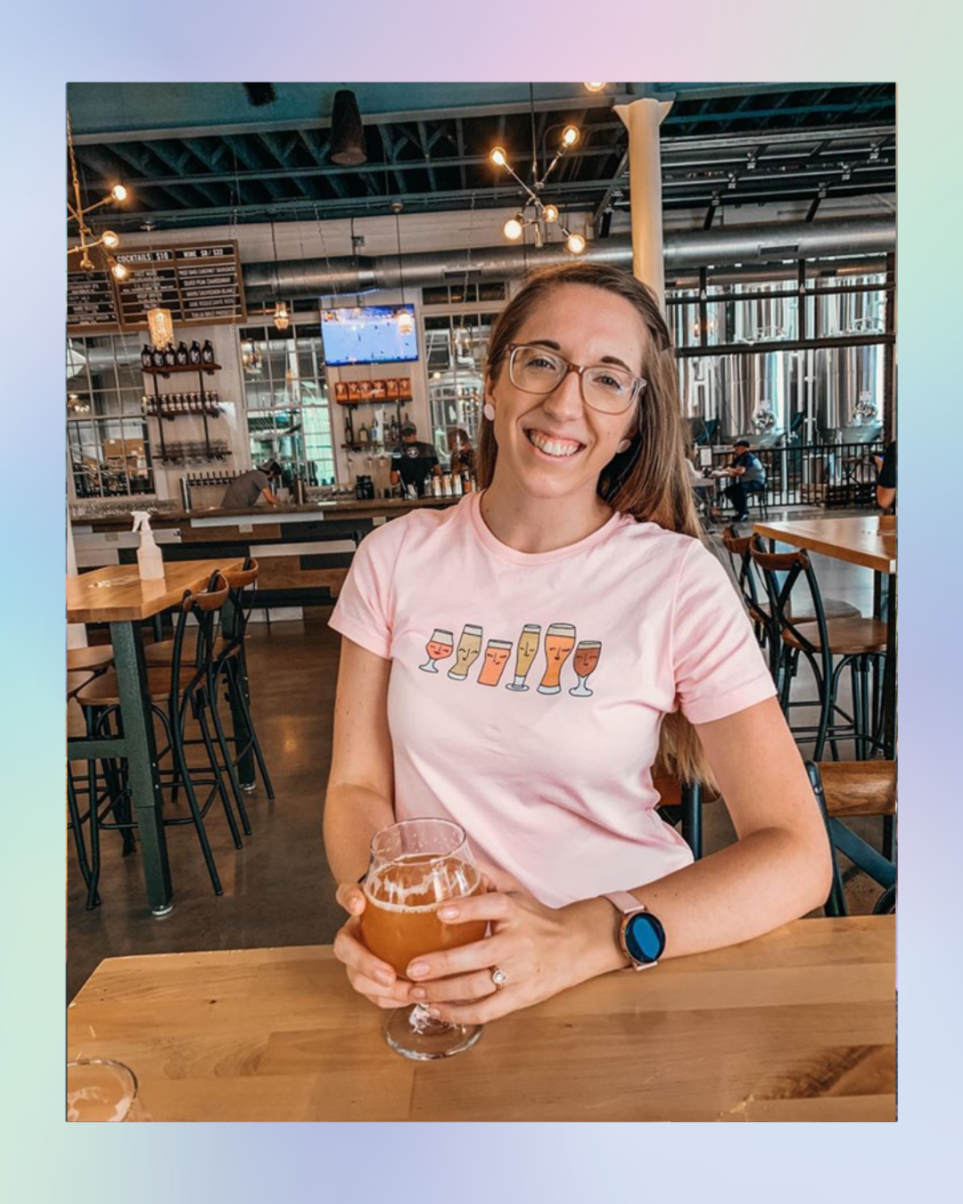 Sassy Beer Ladies Tee (Pink)