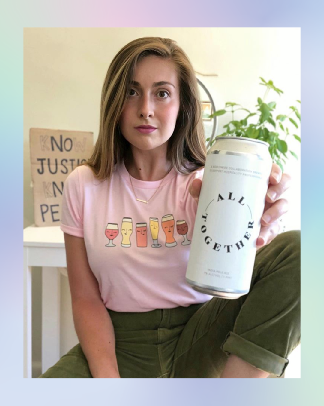 Sassy Beer Ladies Tee (Pink)