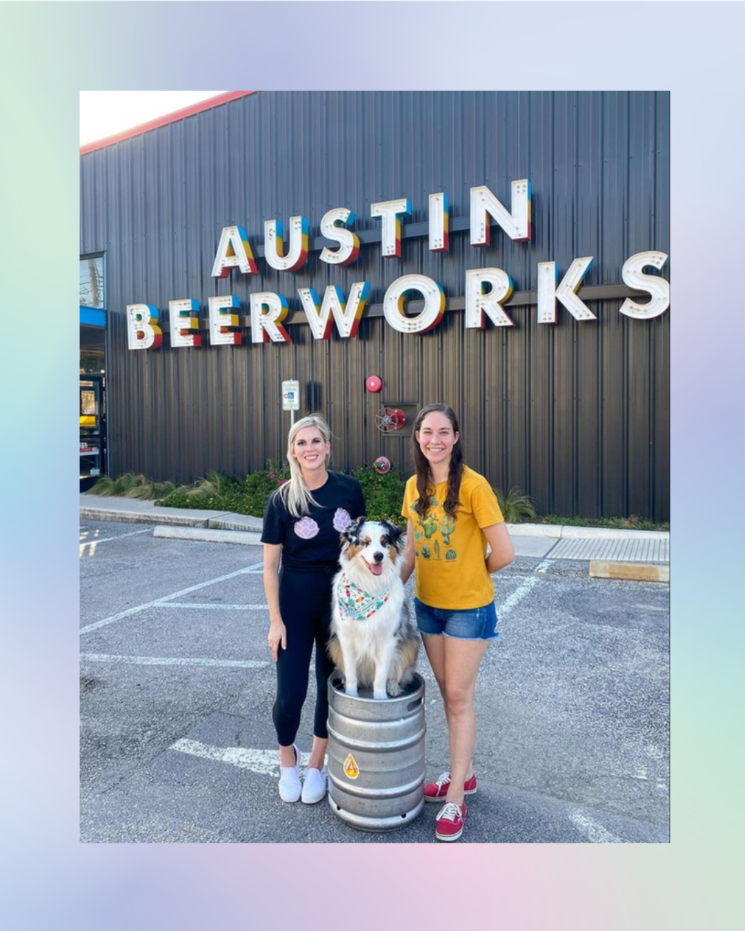 Hoppy Boobs Tee Pink and Black
