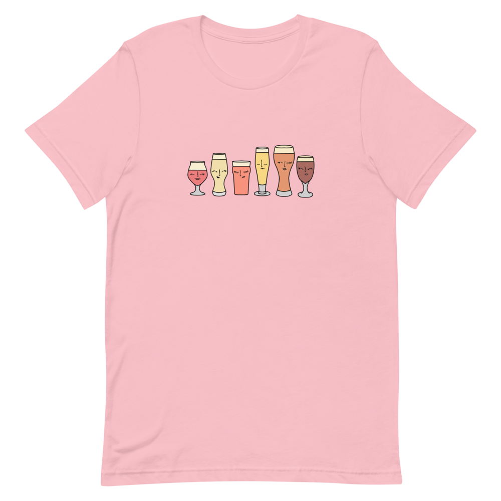 Sassy Beer Ladies Tee (Pink)